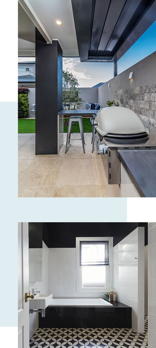 Outdoor tiler for BBQ area birsbane